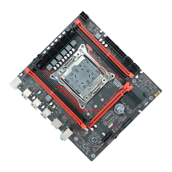 Материнская плата X99 в комплекте.