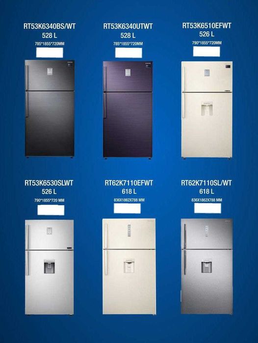 Холодильник SAMSUNG в широком ассортимент, оригинал 100%, гарантия ест