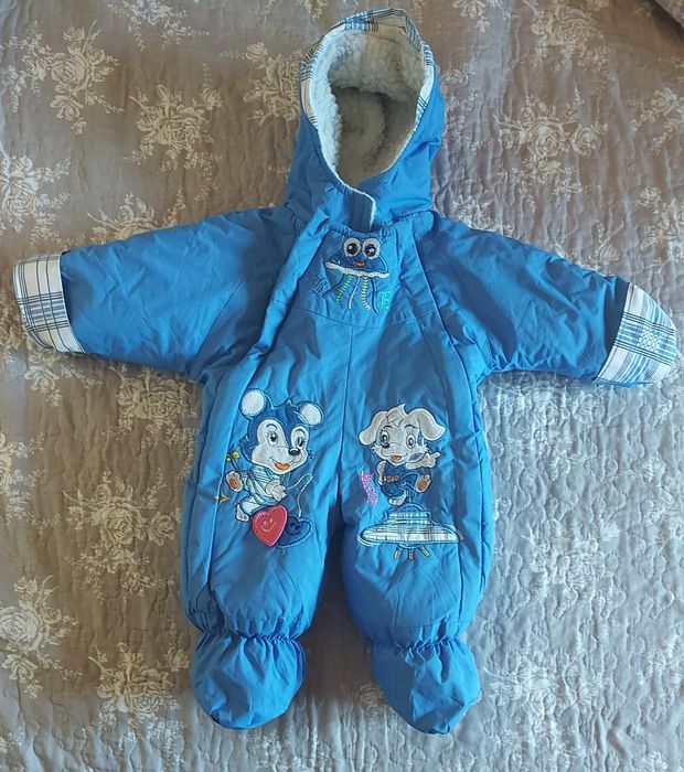 Salopeta / combinezon iarnă bebelusi baieti