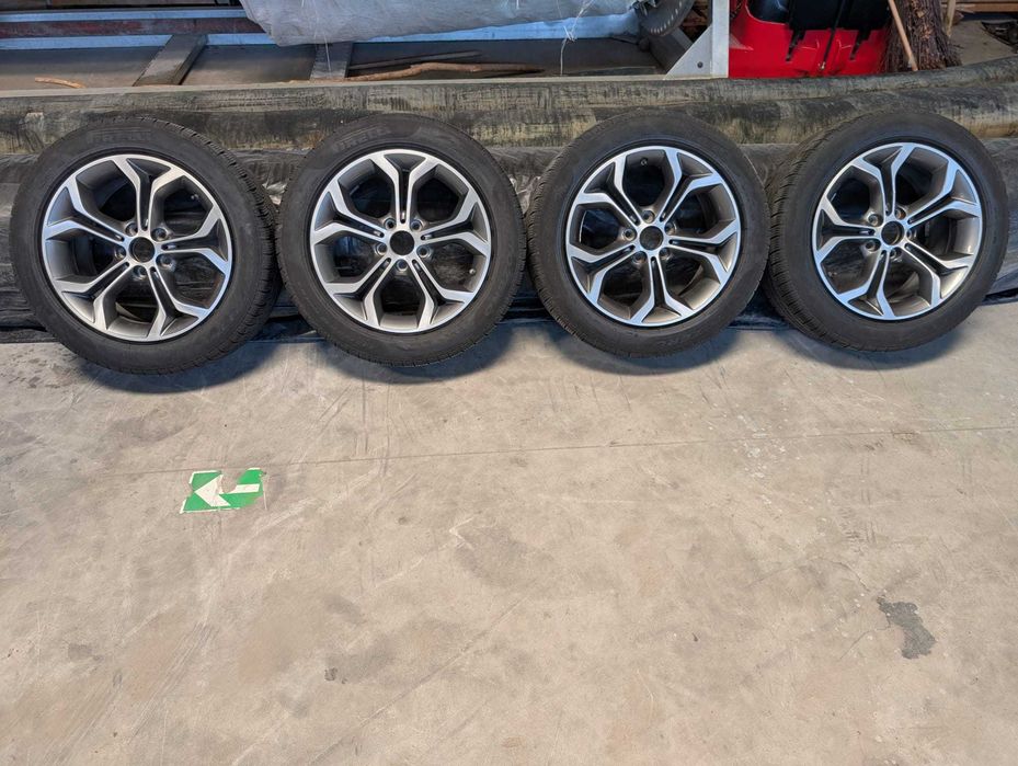 4 Jante roti M+S BMW 245 50 R18 X3 F25 X4 F26 style 607 + senzori