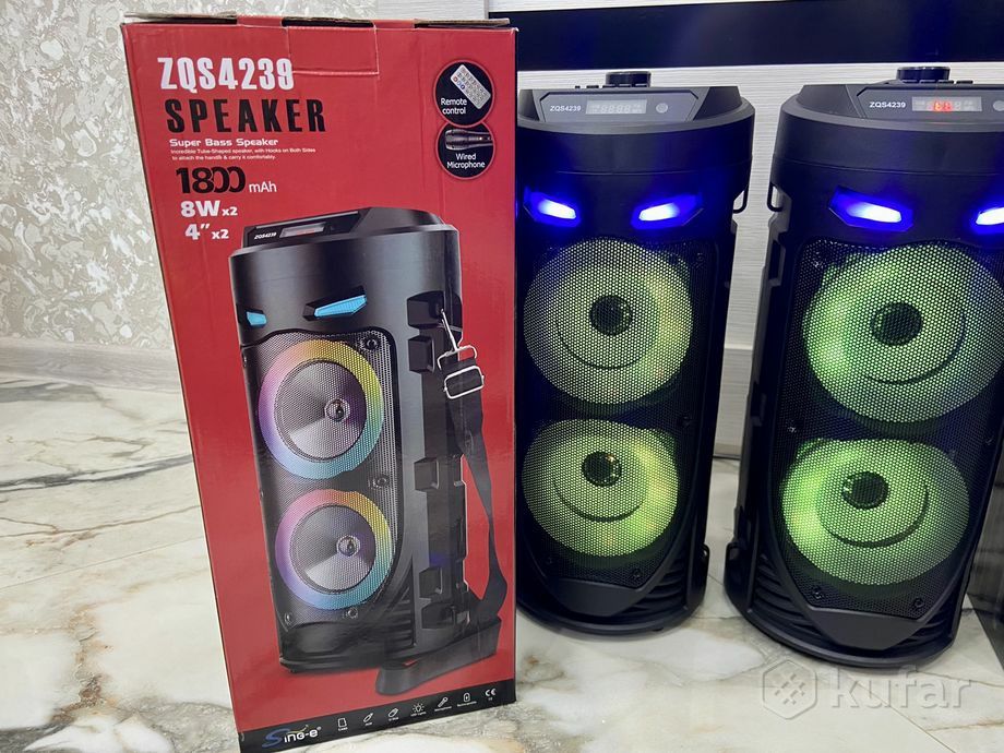 БЕПУЛ Доставка,Янги bluetooth Караоке Колонка ZQS4239 (42см)+Микрофон