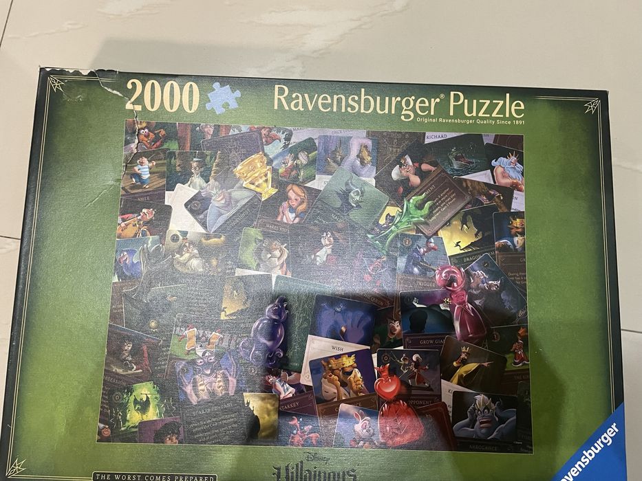 Пъзел Ravensburger 2000 ел. - Дисни злодеи: Всички злодеи