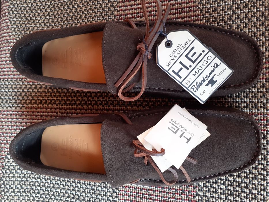 Pantofi de piele H.E. BY MANGO nr.43