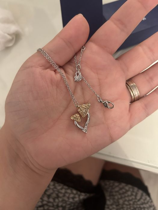 Lant swarovski inima pietre