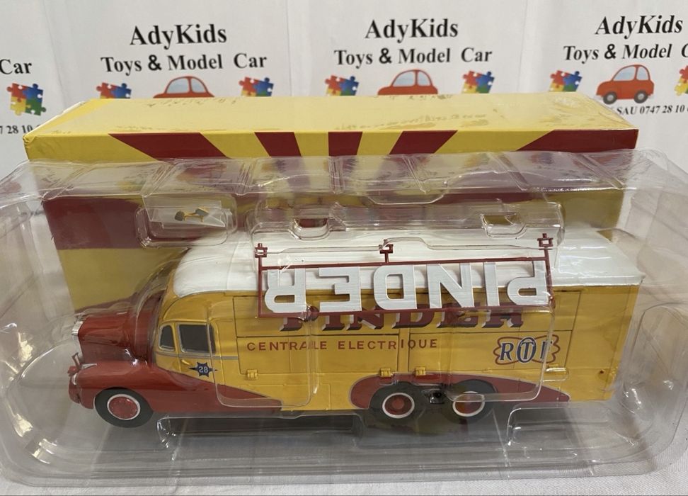 BERNARD 28 electrical truck PINDER CIRCUS 1951 macheta auto 1:43(26cm