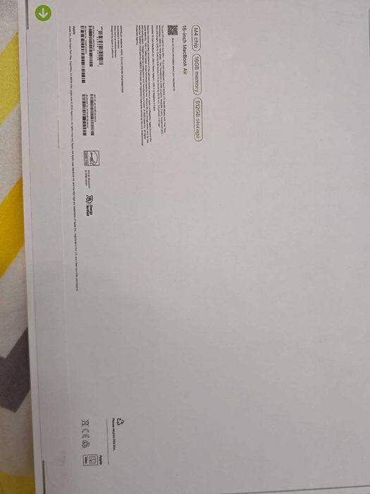 MacBook air M4 15 16/512 Starlight из США НОВЫЙ!!!