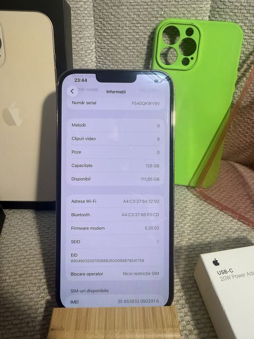 iPhone 13 Pro Max, 128Gb, Bat 87%, Full box