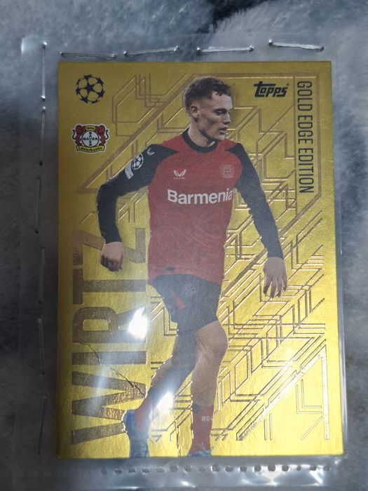 Cartonas de fotbal ,,Match attax, gold edge edition Florian Wirtz(GE8)