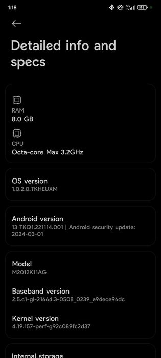Xiaomi/Poco F3 8/256 5G