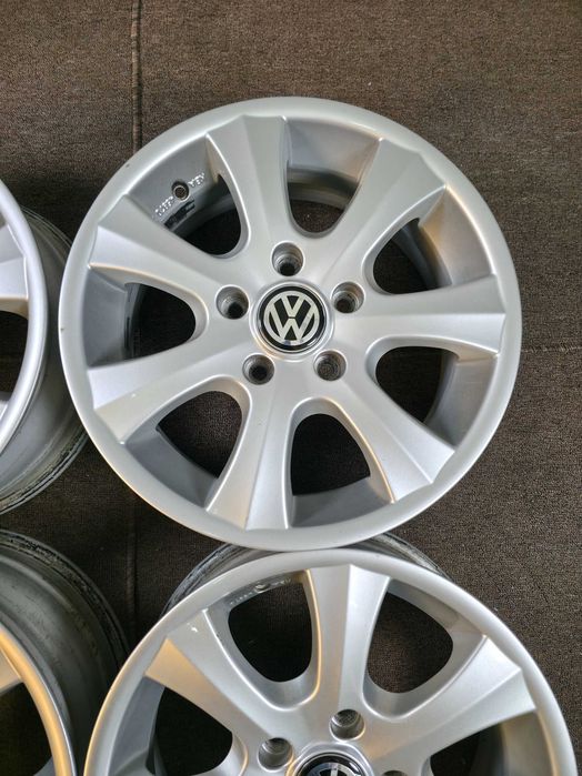 4 Jante Aliaj 5x120 16'' Dedicate VW Transporter T5 T6 Multivan Caravelle - 6.5J ET 37 !