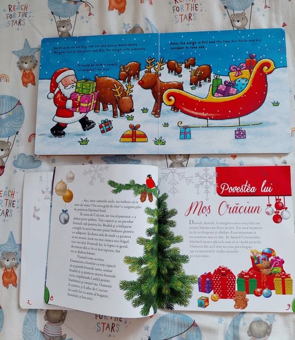 Set 4 cărți de Crăciun pentru copii 2-5 ani