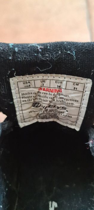 Pantofi cu role HEELYS X2, măsură 34,usurq minima,, negociabil