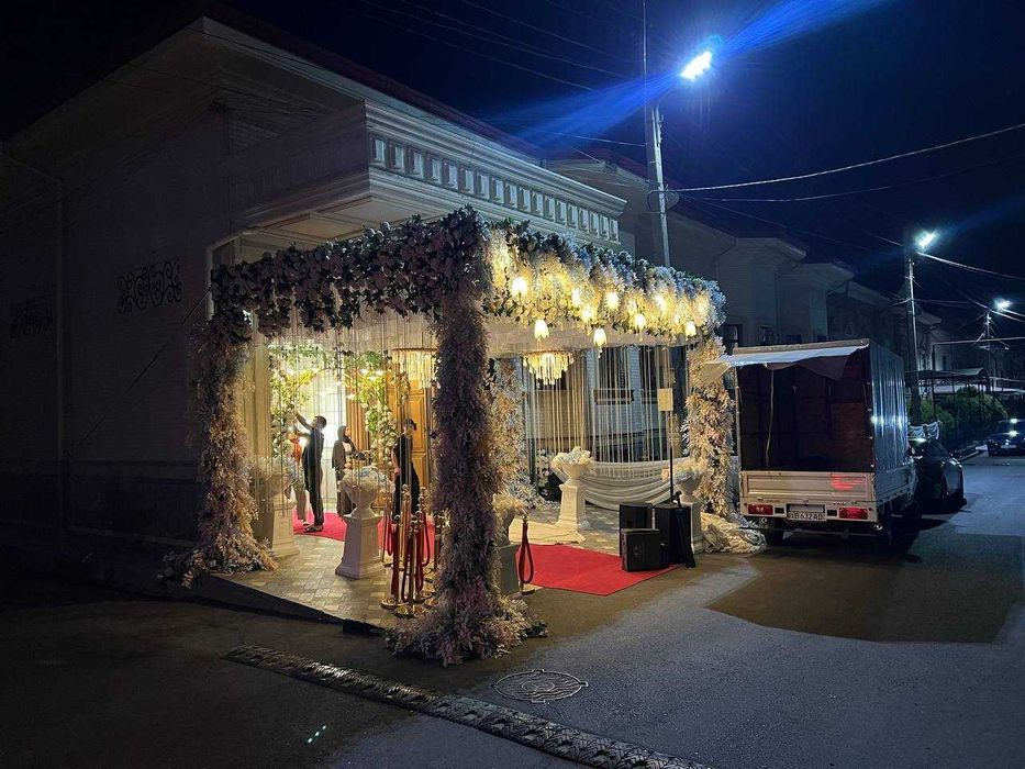 650.000 ОФОРМЛЕНИЕ / Свадьбы свадеб / Шарами выпеска / день рождения