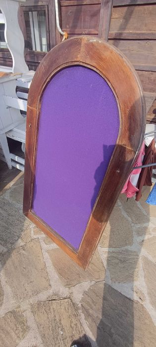 дървена рамка с арка