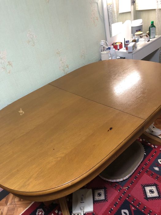 Стол дубовый раздвижной