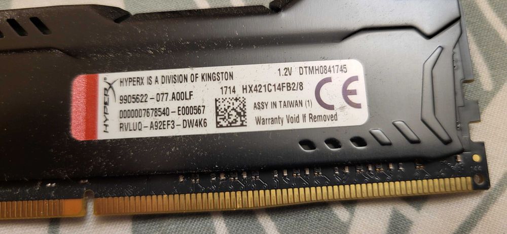 Hympex Fury Ram 2x8GB DDR4 2133Mhz hit fuctional