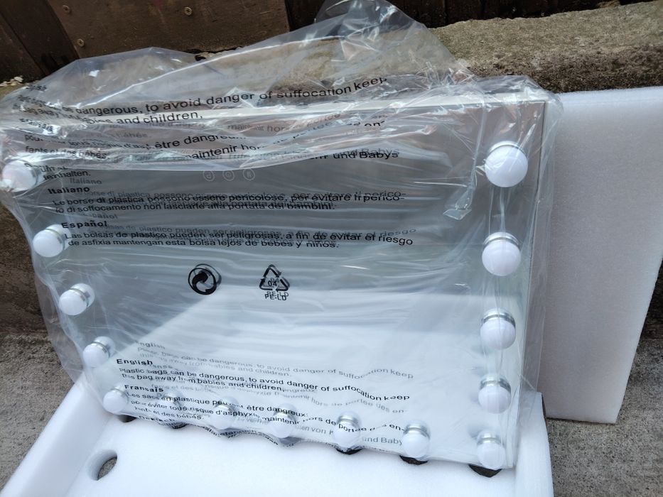 Oglindă cosmetică Dripex Hollywood, oglindă de machiaj cu 15 lumini și