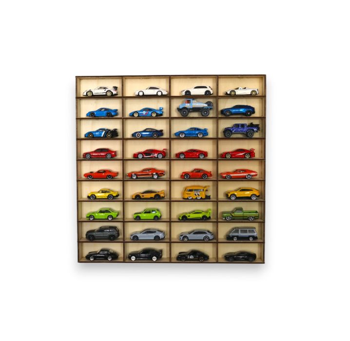 Suport masinute 36 casete - hot wheels