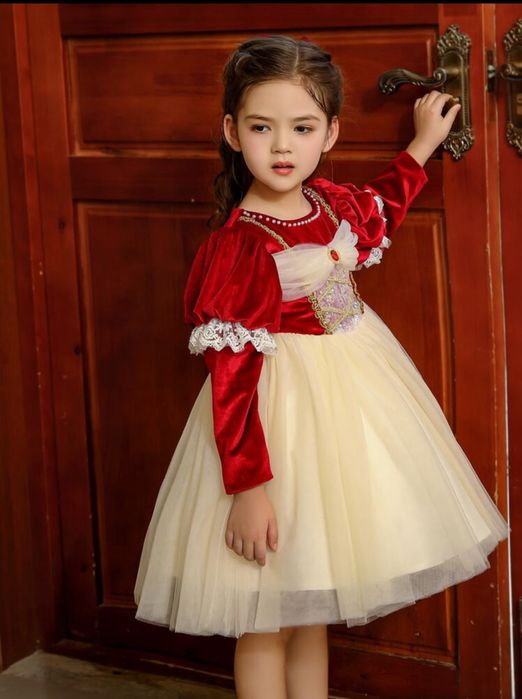 Rochita printesa rosie craciun/ halloween