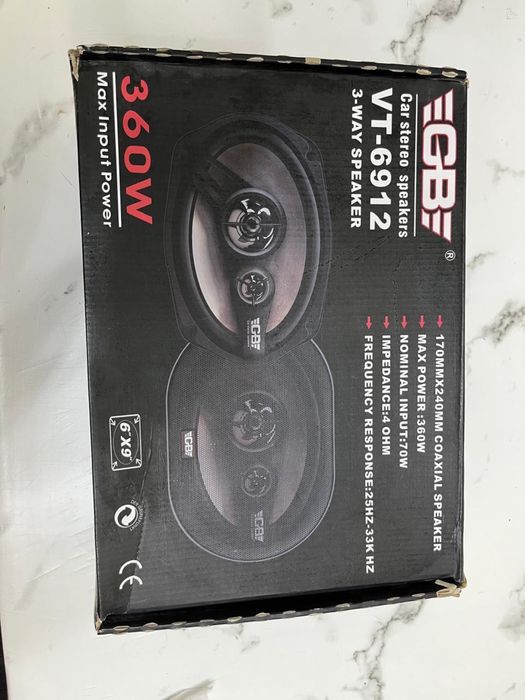 автомобильные колонки ECB VT-6912.