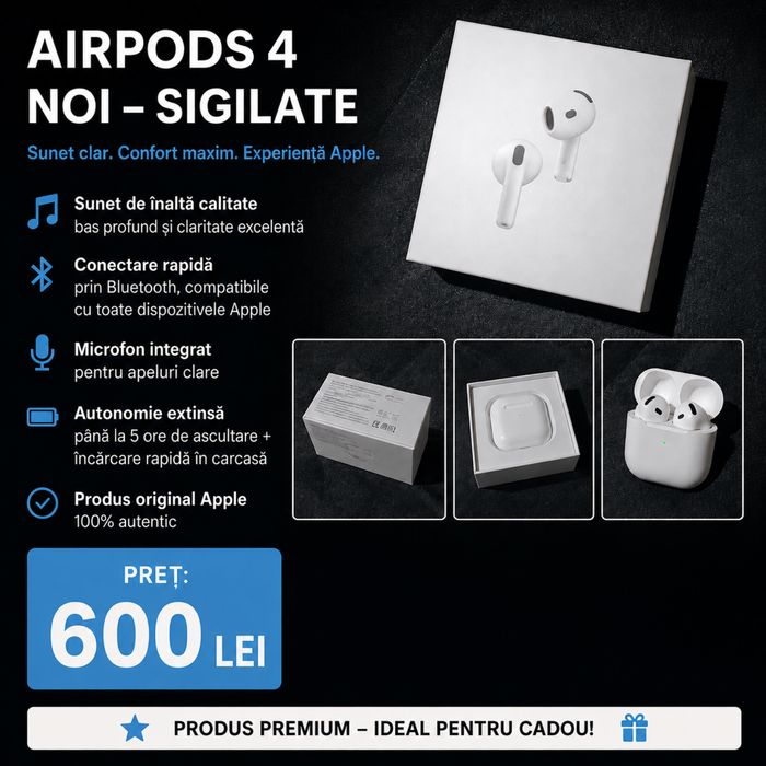 Air pods 4 noi!!