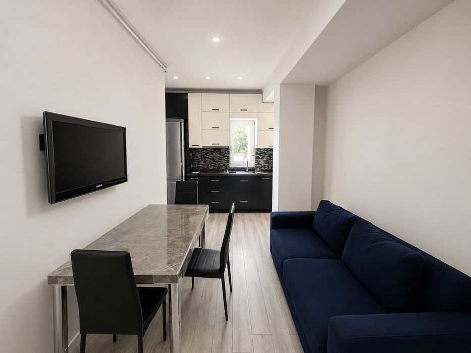 Apartament 2 dormitoare, bucatarie open space living