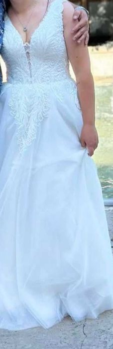 Булченска рокля, роклята е курсет носена е веднъж за няколко.Размер 48