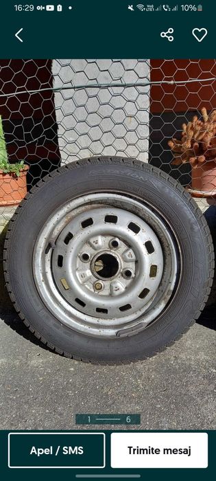 4 anv cu 3 jante  Logan 15 si  4roti  Daewoo Matiz 13inchi vara