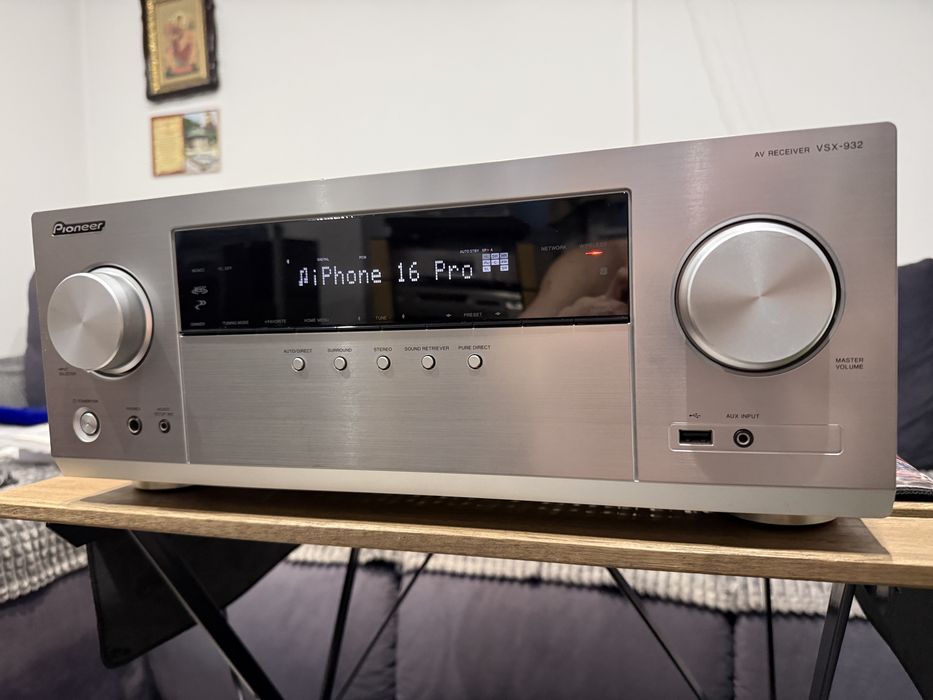 Receiver Pioneer VSX-932,4K,Bluetooth,Wifi,Hdmi Arc,130W,Telecomanda