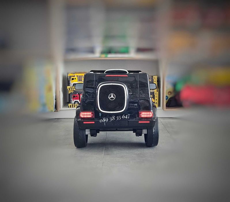 ТОП ЦЕНА!НОВО!Акумулаторен джип Mercedes EQG с 12Vбатерия,EVA гуми,USB