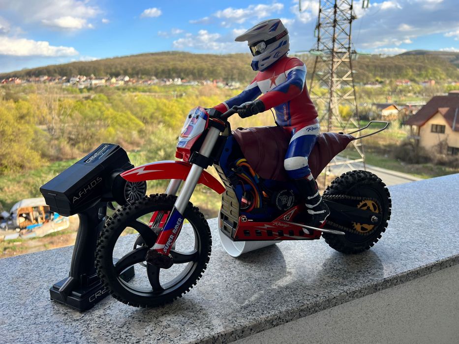 Cross bike cu telecomanda 1/4 model de mare viteza
