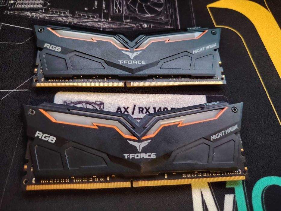 Рам памет Team T-Force Night Hawk Black 16GB (2x8GB) DDR4 3200MHz