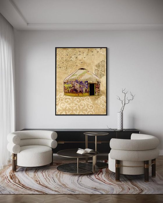 этно қазақы картина