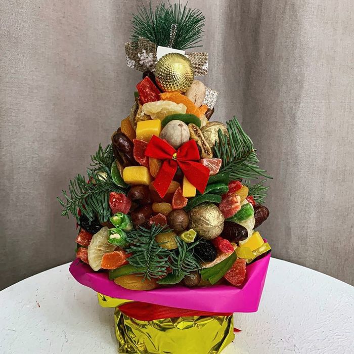 Съедобные  букеты из сухофрукты