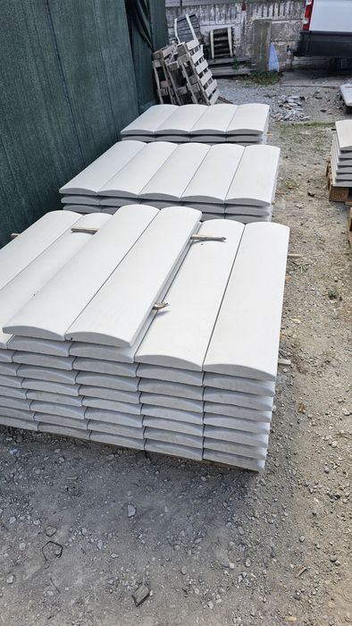 Capace/coame de gard doua ape pentru soclu/fundatie 50-100cm x 20,25,3