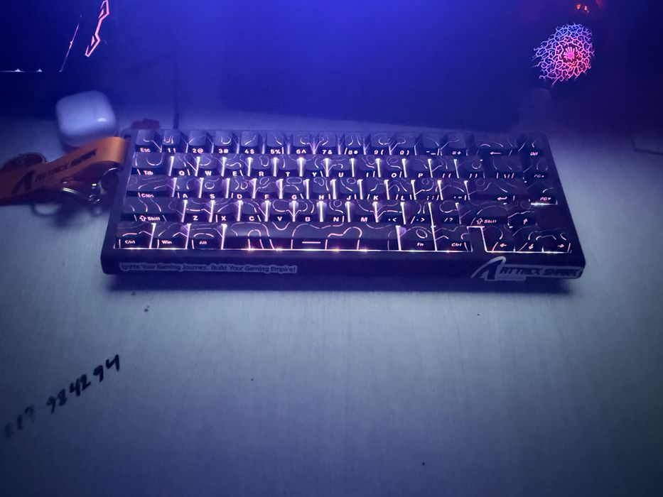 Клавиатура магнитная HE x68 Attack shark