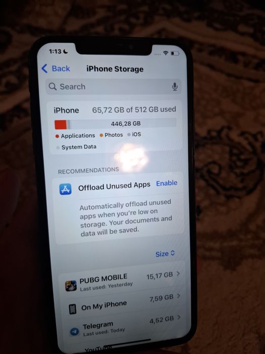 Iphone Xs max B/U