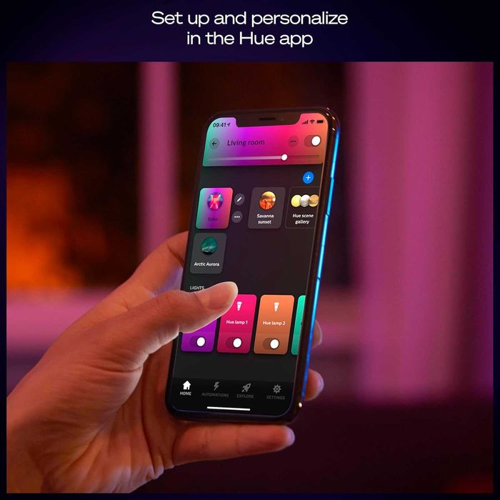 Philips Hue Devote LED плафон 30 см 16.6W 2000 lm бял