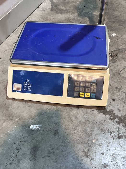 Vand cantar electronic comercial, modelul ACS 15