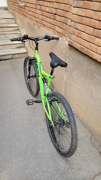Bicicletă MTB Rich Bike Alpin 26", 21 viteze, suspensie față/spate, stare foarte bună
