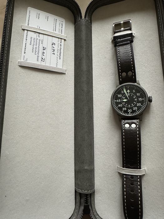 Laco Pilot Watch Original Leipzig 42 mm - Ceas mecanic hand-winding