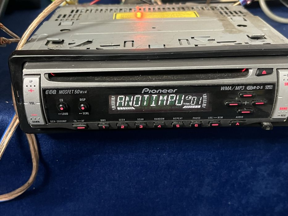 Pioneer DEH-2800MP MP3 4x50W perfect funcțional