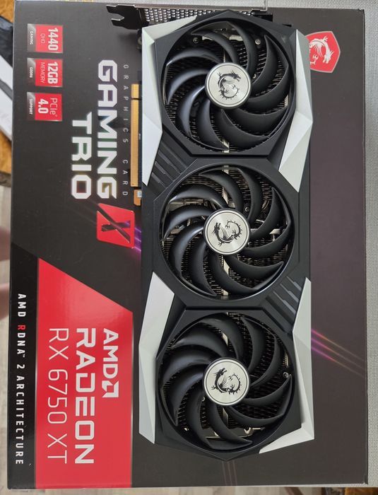 MSI Radeon RX 6750 XT Gaming Trio 12GB GDDR6