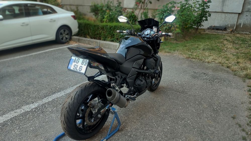 Kawasaki z750 2008 black evacuare SC PROJECT omologata in carte , anvelope noi