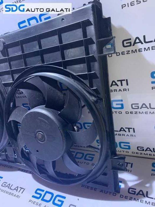 Ventilator Electroventilator Apa si AC Clima Seat Leon 1P 2.0 FSI BLR BLY BWA BVY BVZ / 1.6 FSI BSE BSF BGU / 1.9 TDI BXE BJB BKC BLS / 2.0 TDI BMM 2006 - 2010 Cod 1K0121207T [V0826]