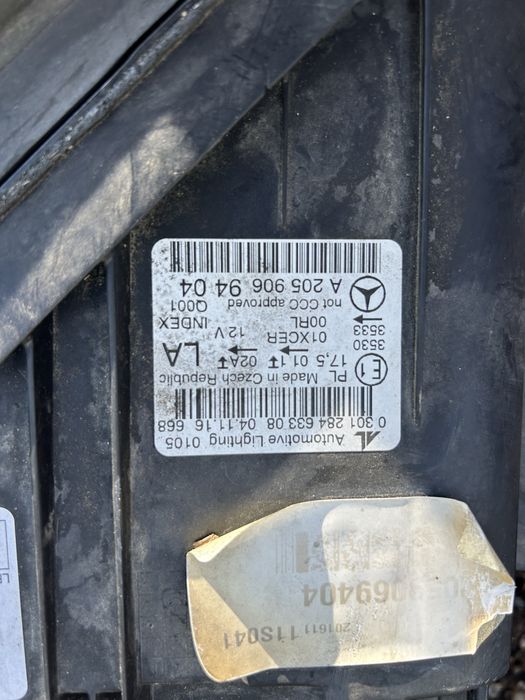 Farurii Mercedes  2017 led high performance w205  impecabile !!