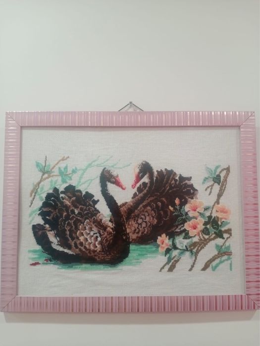 Картина крестиком. Ручная работа.