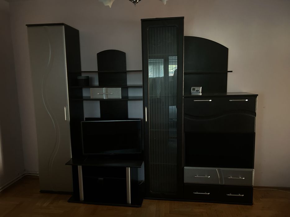 Mobila salon gri negru