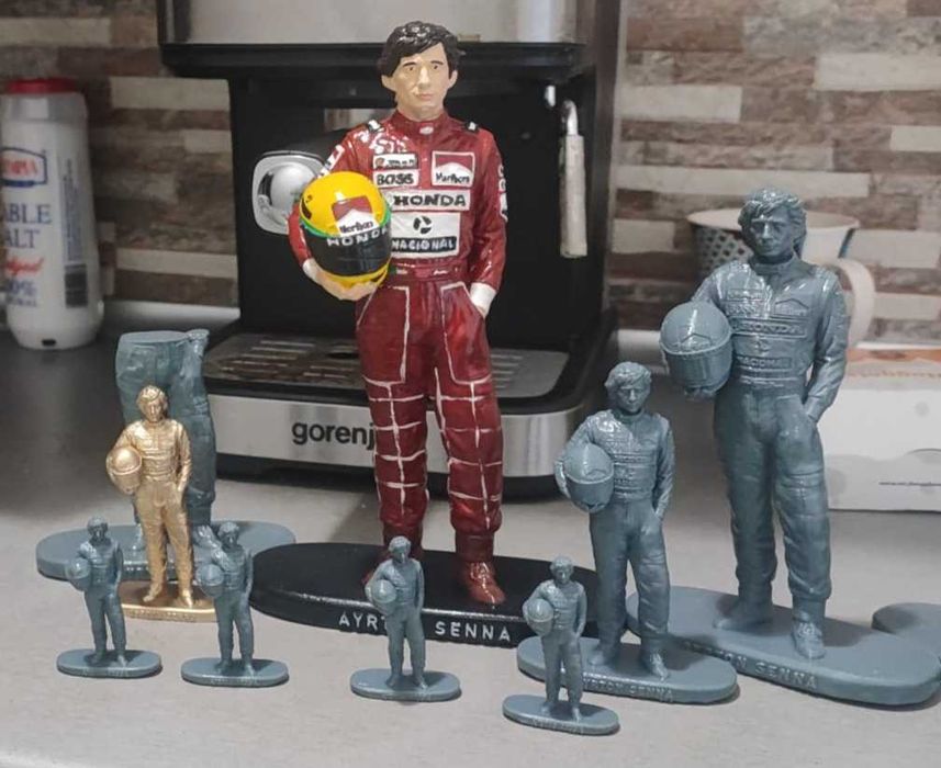 Figurine 3d Ayrton Senna Diferite Dimensiuni