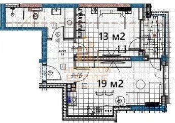 Продава се Двустаен апартамент в Варна, Изгрев - 68 кв.м за 1250 €/кв.м - Снимка #1